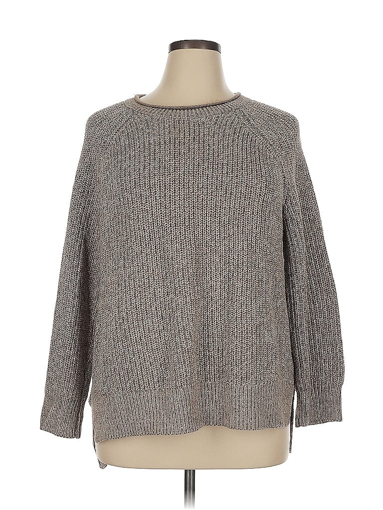 Pre-owned Ellen Tracy Pullover Sweater In Brown
