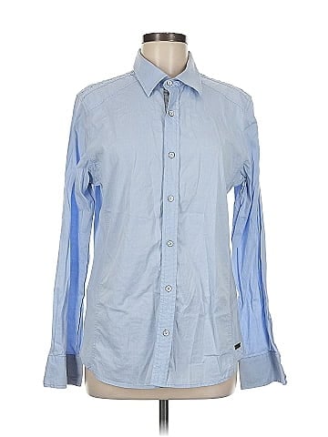 Buckle Black Long Sleeve Button-Down Shirt (view 1)