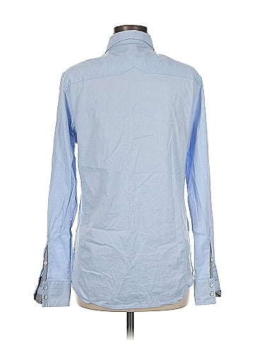 Buckle Black Long Sleeve Button-Down Shirt (view 2)