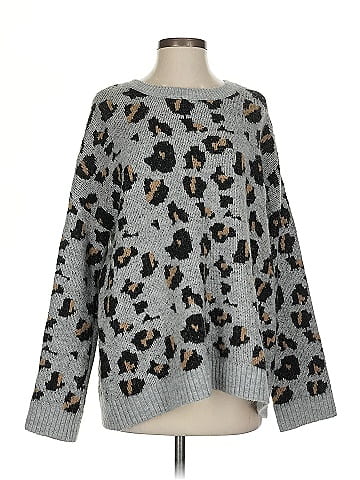 Hem & Thread Pullover Sweater (view 1)