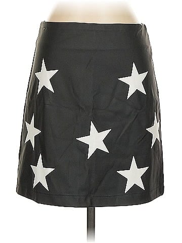 Polly Faux Leather Skirt (view 1)