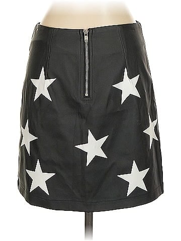 Polly Faux Leather Skirt (view 2)