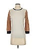 Ann Taylor LOFT Color Block Tan Pullover Sweater Size S - photo 1