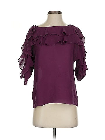 Tibi 3/4 Sleeve Silk Top (view 1)