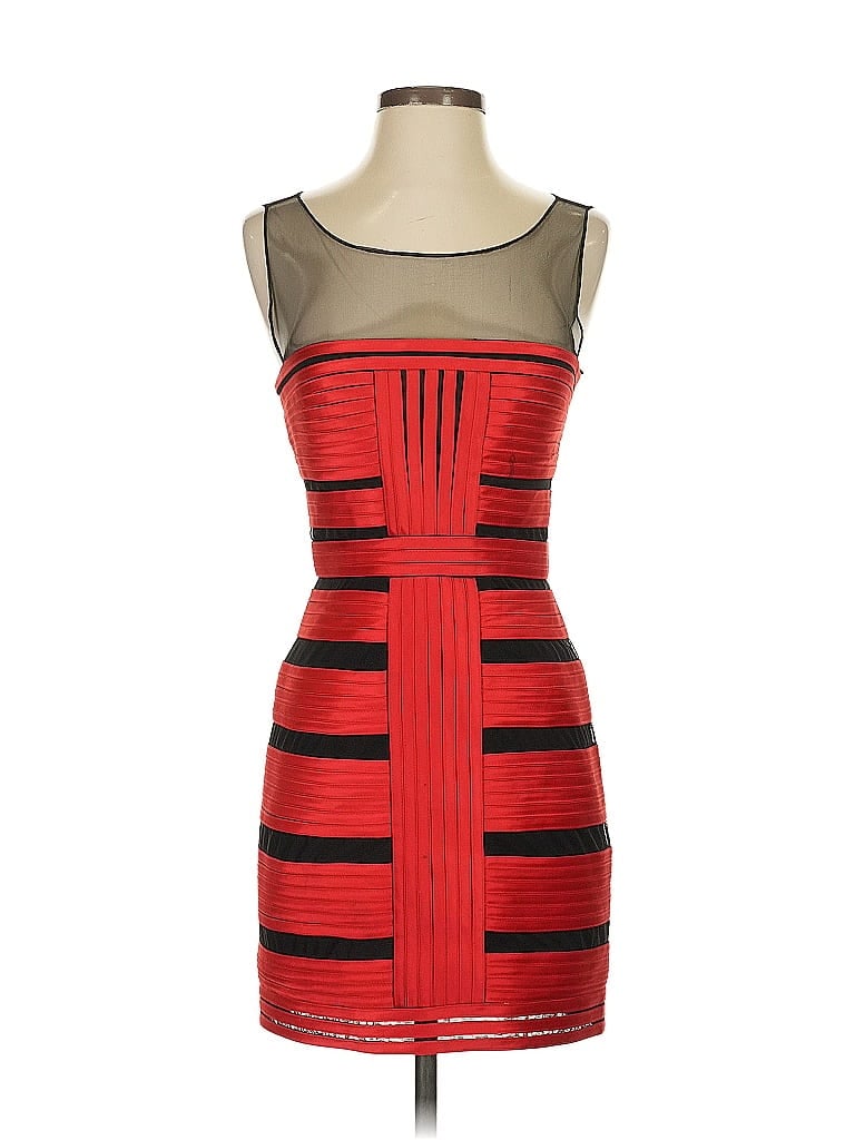 Click to view more detailed imagery on our partner's website Pre-owned Bcbgmaxazria Cocktail Dress In Red