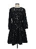 ML Monique Lhuillier 100% Polyester Black Cocktail Dress Size 4 - photo 1