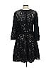 ML Monique Lhuillier 100% Polyester Black Cocktail Dress Size 4 - photo 2