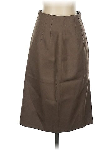 Linda Allard Ellen Tracy Wool Skirt (view 1)