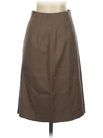 Linda Allard Ellen Tracy Wool Skirt (view 2)