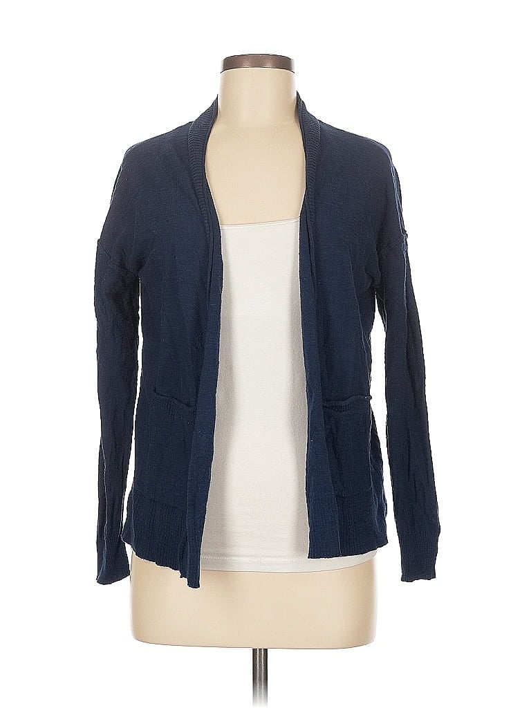 Pre-owned A.n.a. A New Approach Cardigan Sweater In Blue