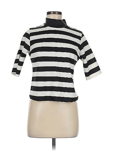 Zara W&B Collection 3/4 Sleeve Top (view 1)