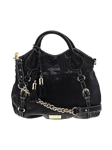 Badgley Mischka Leather Satchel (view 1)