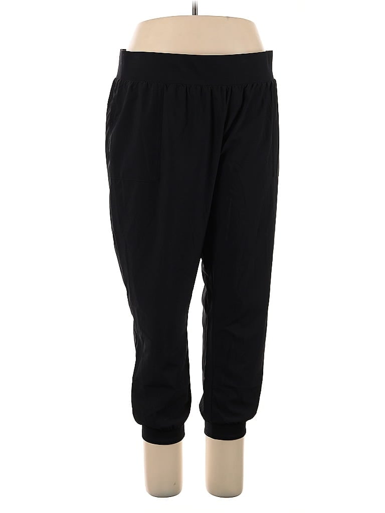Pre-owned Z By Zella Casual Pants In Black
