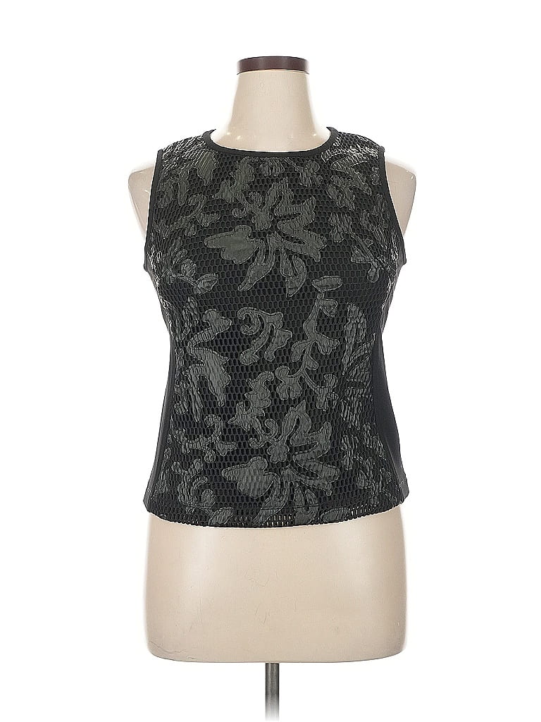 Click to view more detailed imagery on our partner's website Pre-owned Yoana Baraschi Sleeveless Top Black Halter Neckline Tops