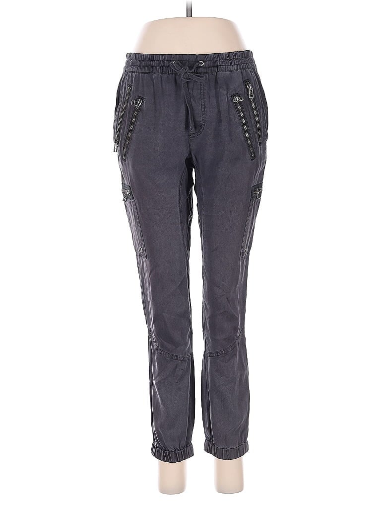 Pre-owned Pam & Gela Casual Pants In Gray