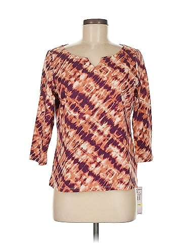 Hearts of Palm Woman 3/4 Sleeve Top (view 1)