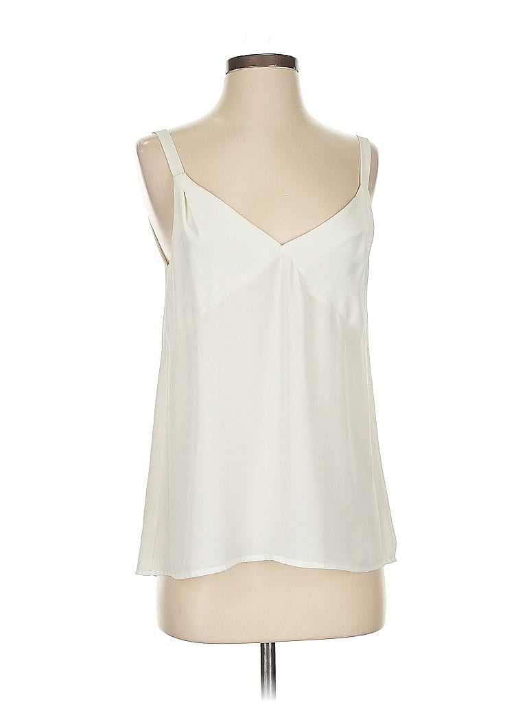 Pre-owned Feel The Piece Terre Jacobs Sleeveless Blouse In White