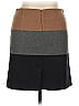 Amanda + Chelsea Color Block Brown Casual Skirt Size 14 - photo 2