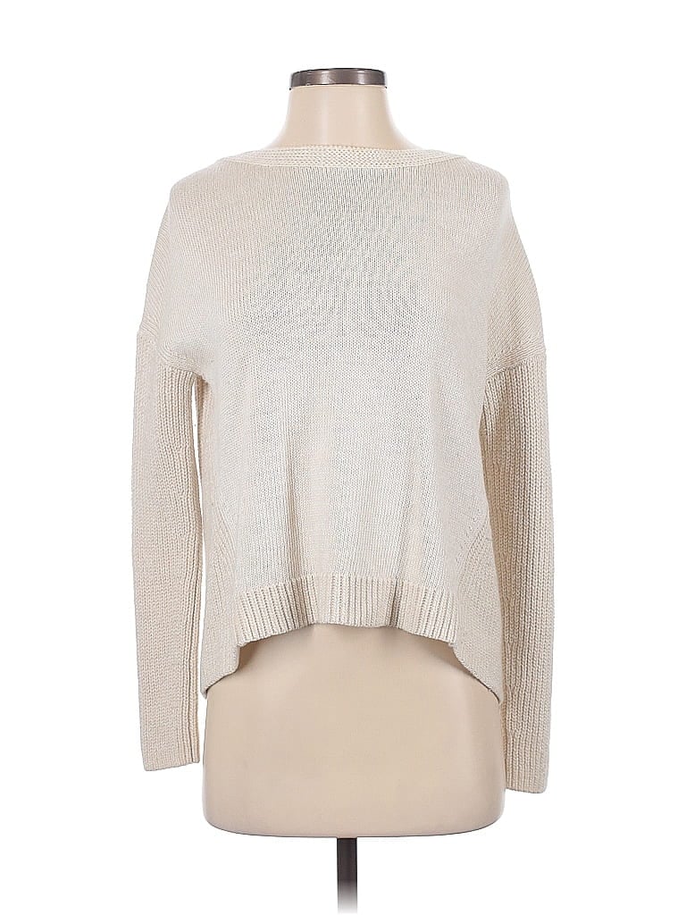 Pre-owned Brochu Walker Pullover Sweater In White
