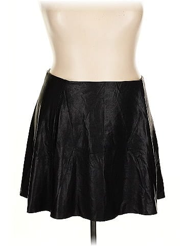 SPANX Faux Leather Skirt (view 1)