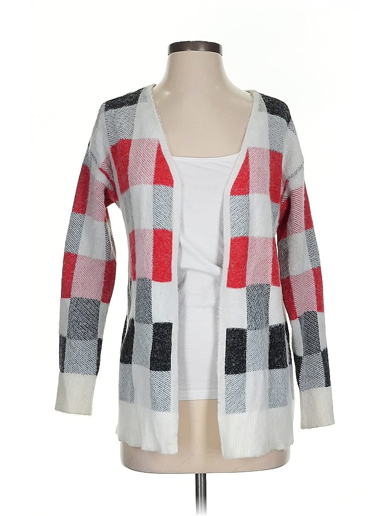 Pre-owned Max Studio Cardigan Sweater In Gray