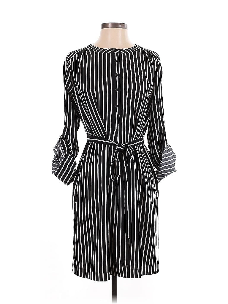 Pre-owned Ann Taylor Loft Outlet Casual Dress In Black