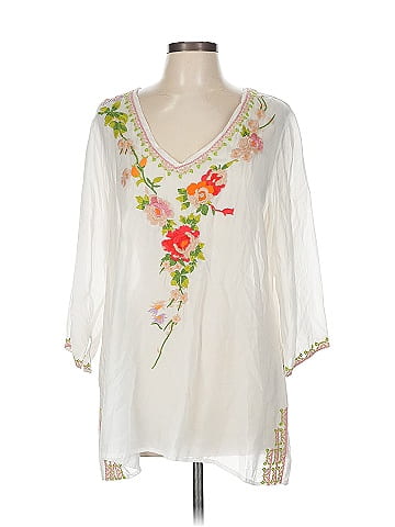 Johnny Was 3/4 Sleeve Blouse (view 1)