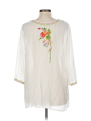 Johnny Was 3/4 Sleeve Blouse (view 2)