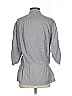 Fossil 100% Polyester Gray 3/4 Sleeve Blouse Size XS - photo 2