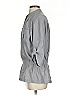 Fossil 100% Polyester Gray 3/4 Sleeve Blouse Size XS - photo 5