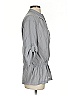 Fossil 100% Polyester Gray 3/4 Sleeve Blouse Size XS - photo 4