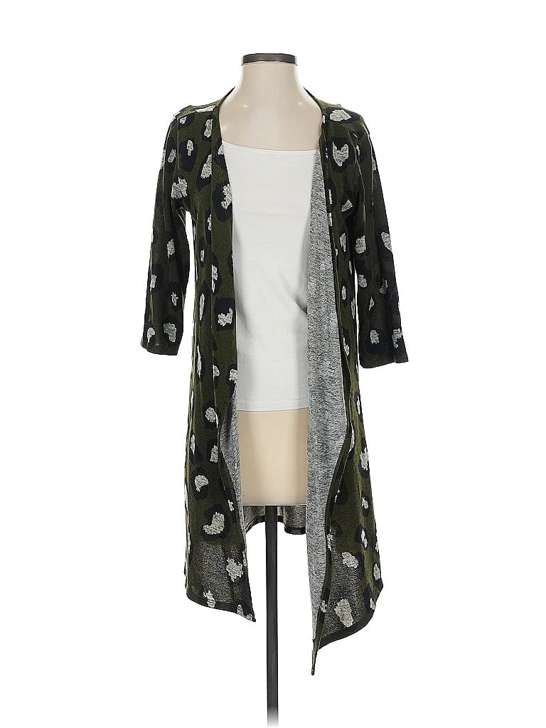 Pre-owned Studio Cardigan Sweater In Green