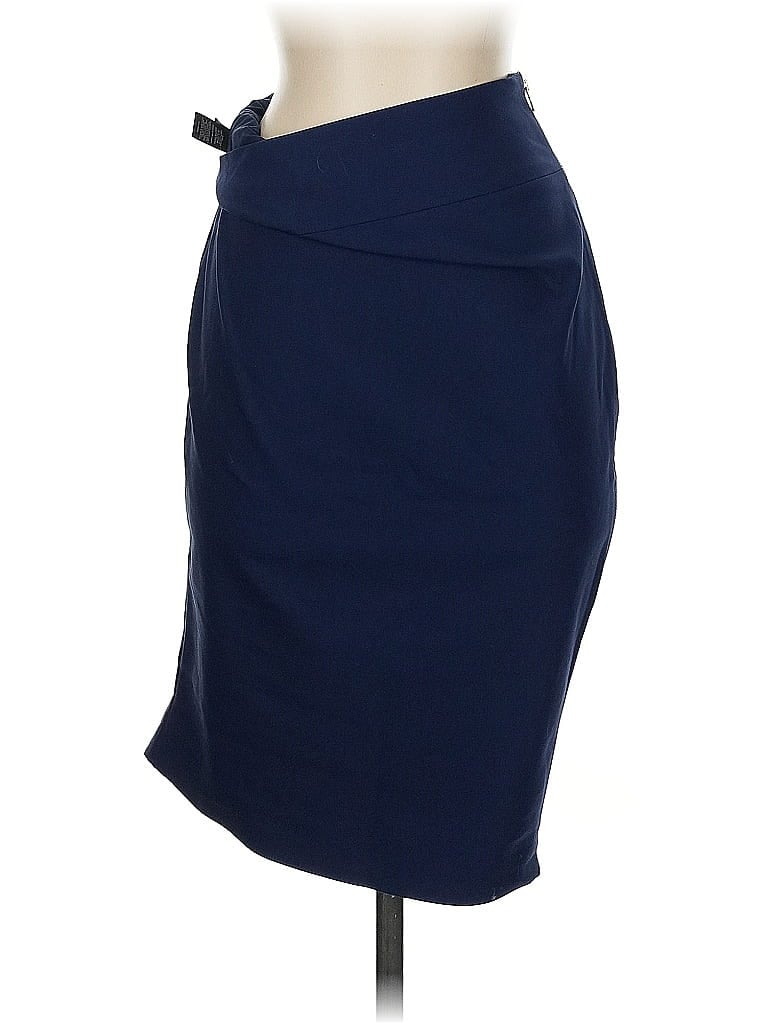 Pre-owned Express Formal Skirt In Blue