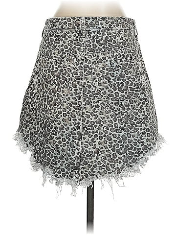 We the Free Denim Skirt (view 2)
