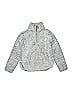 Cuddly Sherpa 100% Polyester Silver Fleece Jacket Size 7 (big kids) - photo 1