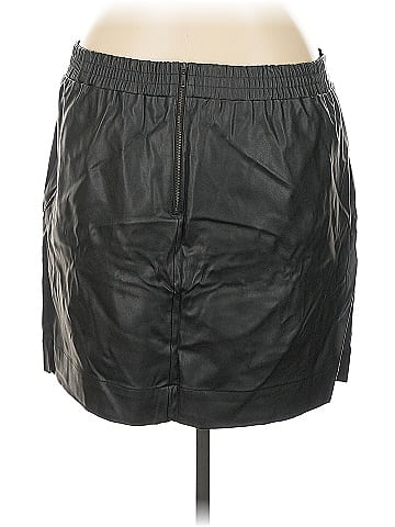 Ann Taylor LOFT Faux Leather Skirt (view 2)