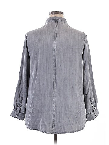 Intro 3/4 Sleeve Button-Down Shirt (view 2)