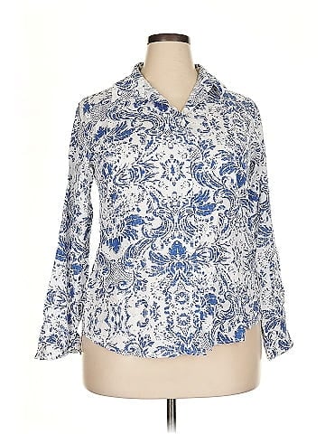 Big Dart 3/4 Sleeve Blouse (view 1)