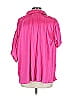 Unbranded 100% Polyester Pink Short Sleeve Blouse Size L - photo 2