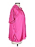 Unbranded 100% Polyester Pink Short Sleeve Blouse Size L - photo 4