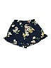 Love & Other Things 100% Polyester Floral Blue Shorts Size S - photo 1