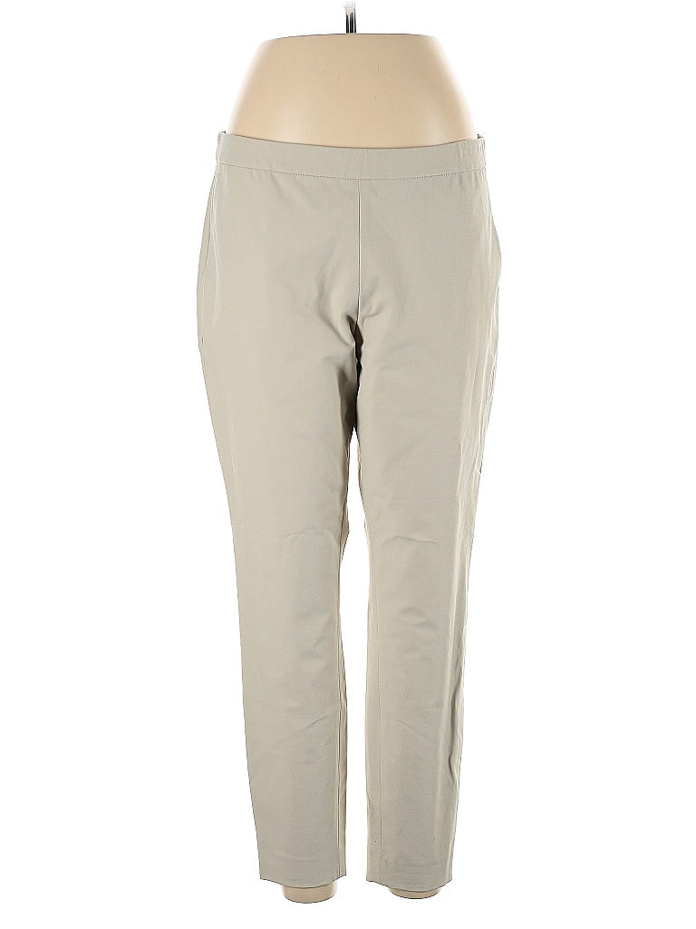 Pantalon Capri Lafayette 148 New York - Taille 12 - Couleur Beige En Coton - Occasion Très Bon état