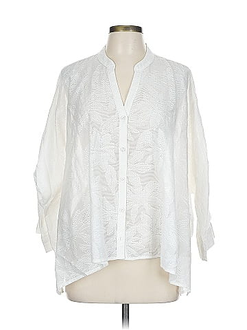 Black Label by Chico's 3/4 Sleeve Blouse (view 1)