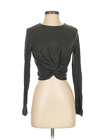 Zara W&B Collection Long Sleeve Top (view 1)