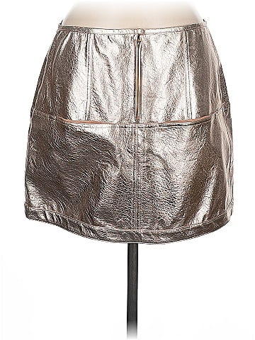 For Love & Lemons Faux Leather Skirt (view 1)