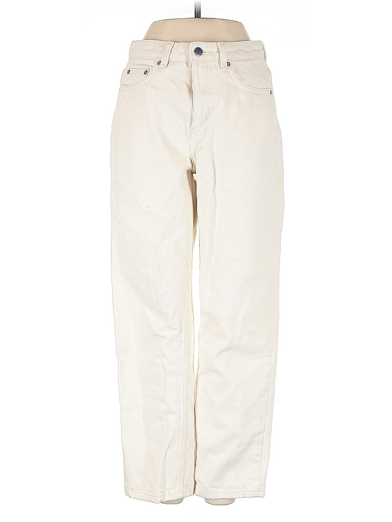 Paris Atelier & Other Stories 100% Cotton Ivory Jeans Size 27 waist - photo 1