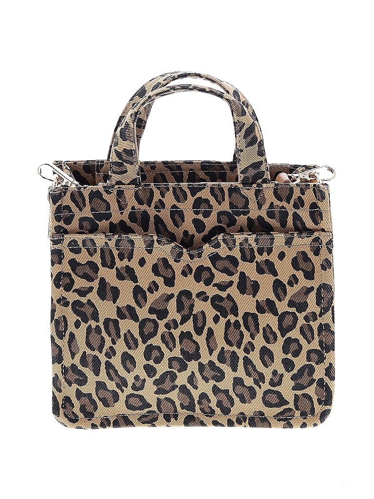 Urban Expressions Animal Print Brown Tan Satchel One size - photo 1