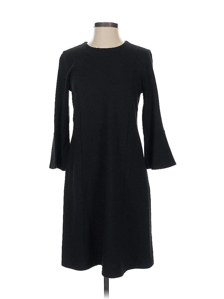 Pre-owned Jjill Casual Dress In Black