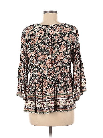 American Rag Cie 3/4 Sleeve Blouse (view 2)