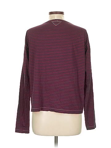 Prada Striped Long-Sleeve T-Shirt (view 2)